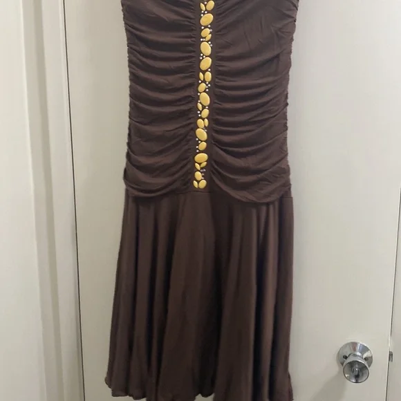 Rutched Strapless dress by Velvet - Picture 3 of 3